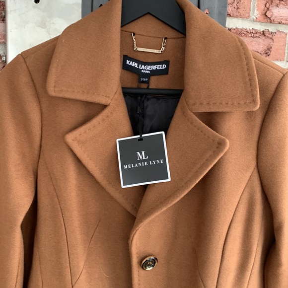 Karl Lagerfeld wool blend coat. - Picture 4 of 10